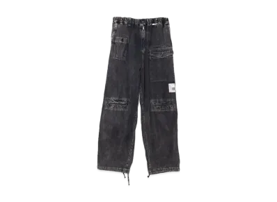 Maison MIHARA YASUHIRO Cotton Satin Military Pants "Black"