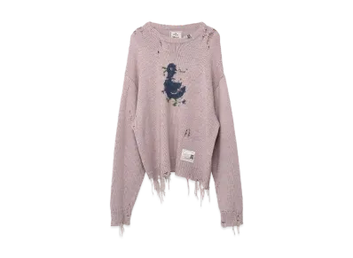 Maison MIHARA YASUHIRO Duck Knit Sweater "Pink"