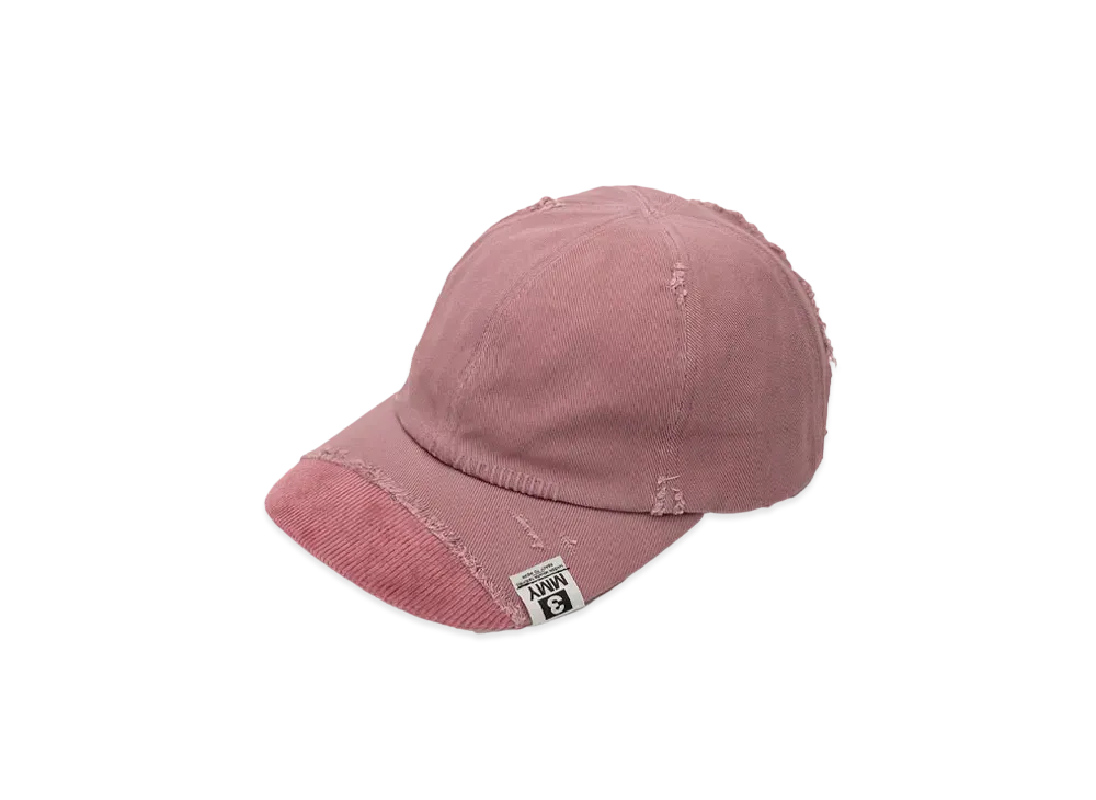 Maison MIHARA YASUHIRO Crushed Detail Cap "Pink"