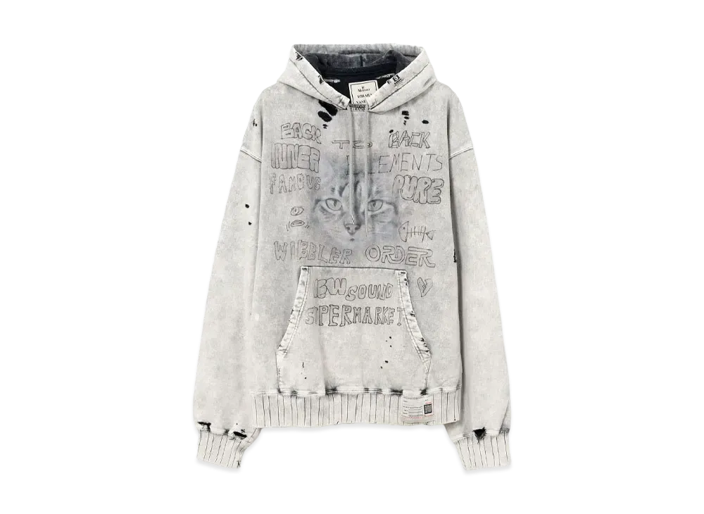 Maison MIHARA YASUHIRO Distressed Hoodie "Gray"