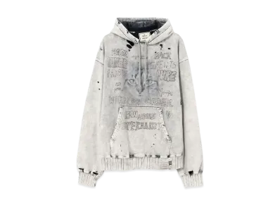 Maison MIHARA YASUHIRO Distressed Hoodie "Gray"