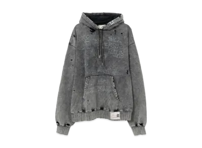 Maison MIHARA YASUHIRO Distressed Hoodie "Black"