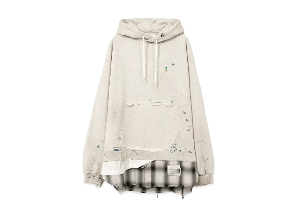 Maison MIHARA YASUHIRO Triple Layered Hoodie "White"