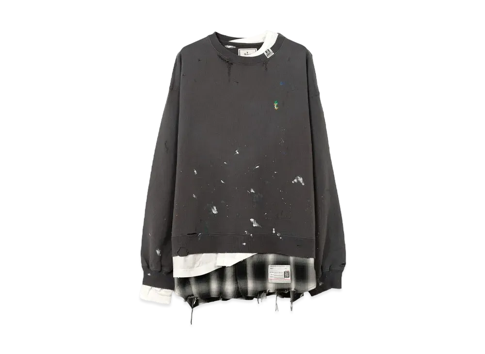 Maison MIHARA YASUHIRO Triple Layered Sweatshirt "Black"