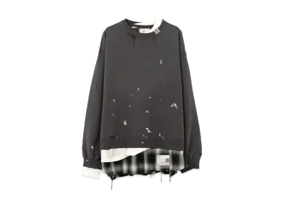 Maison MIHARA YASUHIRO Triple Layered Sweatshirt "Black"