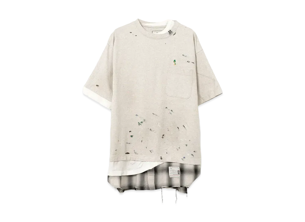 Maison MIHARA YASUHIRO Triple Layered T-shirt "White"