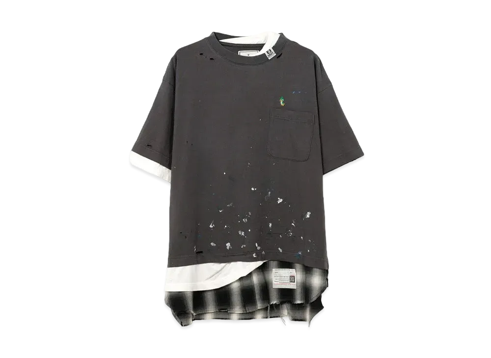 Maison MIHARA YASUHIRO Triple Layered T-shirt "Black"