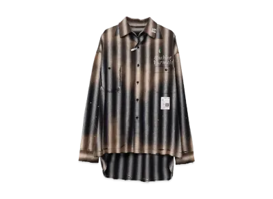 Maison MIHARA YASUHIRO Vintage Like Stripe Shirt "Black"