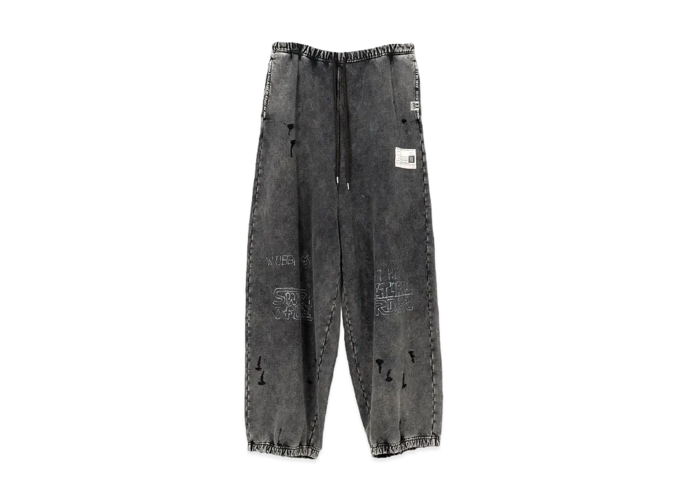 Maison MIHARA YASUHIRO Distressed Sweat Pants "Black"