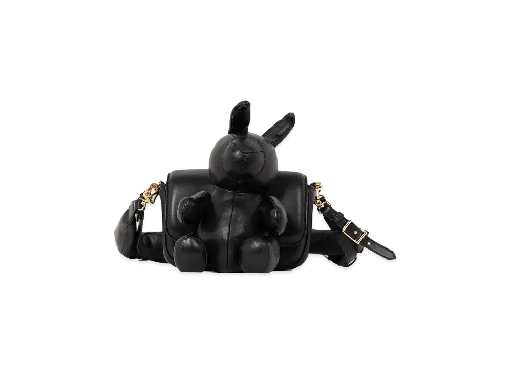 Maison MIHARA YASUHIRO Dolls Animal Attached Shoulder Bag "Black"