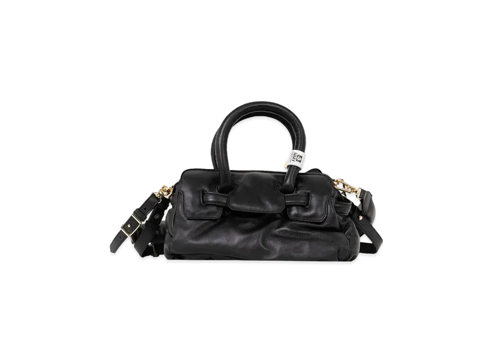 Maison MIHARA YASUHIRO Pucker Puffer Hand Bag With Shoulders "Black"