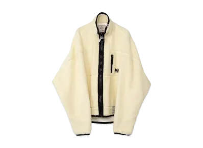 Maison MIHARA YASUHIRO Wide Back Boa Jacket "White"