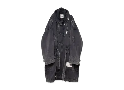 Maison MIHARA YASUHIRO Loose Satin Coat "Black"