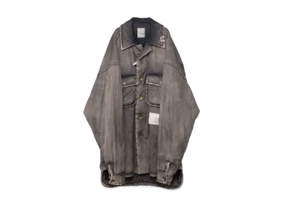 Maison MIHARA YASUHIRO Distressed Huge Puffer Shirt "Black"