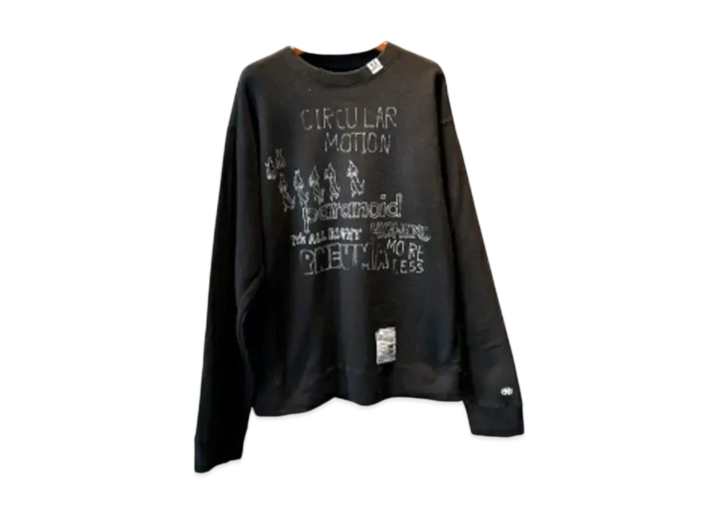 Maison MIHARA YASUHIRO Distressed Pull Over "Black"