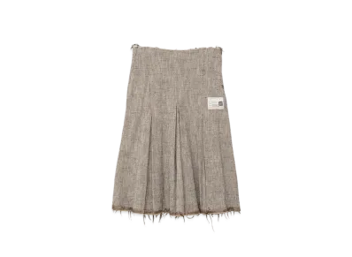 Maison MIHARA YASUHIRO Tweed Culotte Skirt "Ivory"