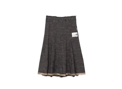 Maison MIHARA YASUHIRO Tweed Culotte Skirt "Black"