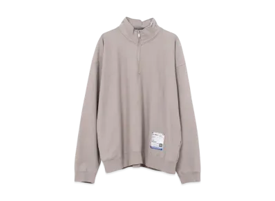 Maison MIHARA YASUHIRO Half Zip Pullover Sweatshirt "Light Gray"