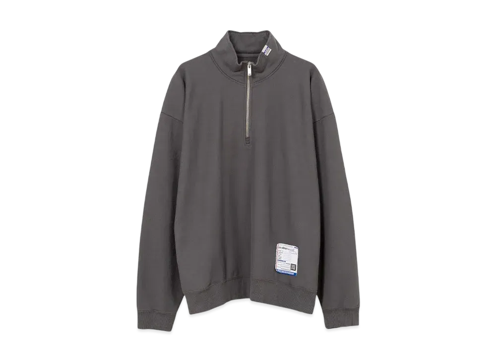 Maison MIHARA YASUHIRO Half Zip Pullover Sweatshirt "Dark Gray"