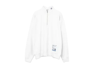 Maison MIHARA YASUHIRO Half Zip Pullover Sweatshirt "White"