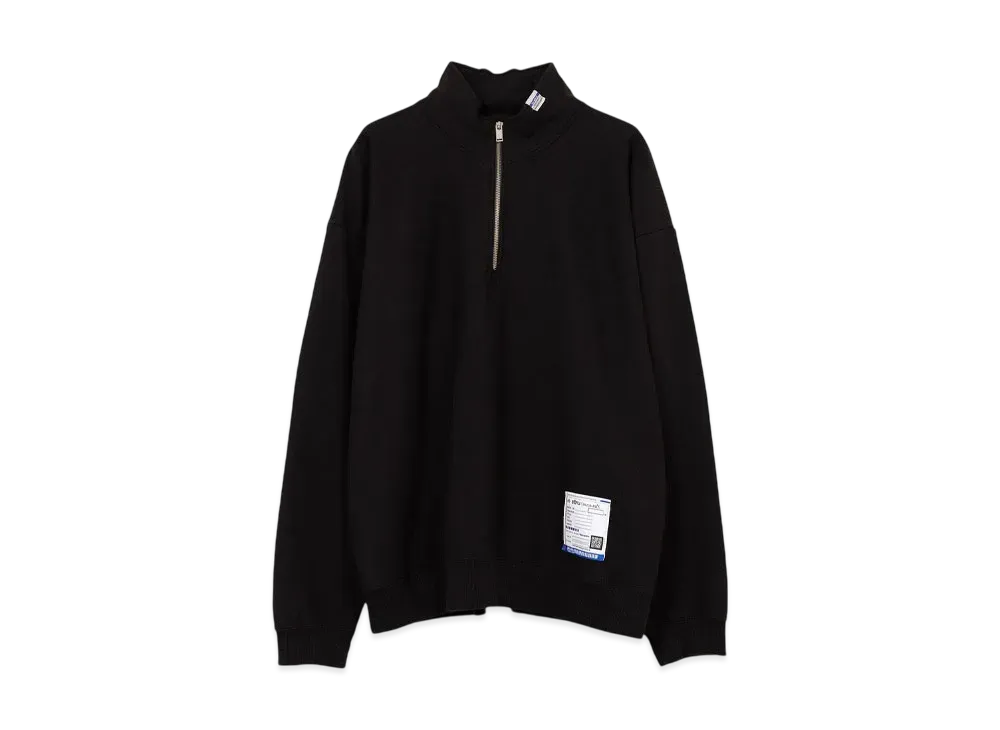 Maison MIHARA YASUHIRO Half Zip Pullover Sweatshirt "Black"