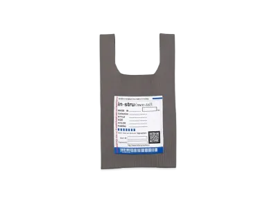 Maison MIHARA YASUHIRO Milan Rib Shop Bag "Dark Gray"