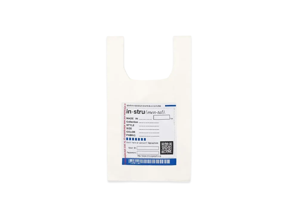 Maison MIHARA YASUHIRO Milan Rib Shop Bag "White"