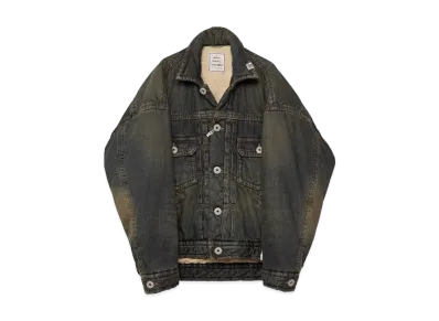 Maison MIHARA YASUHIRO Denim Puffer Jacket "Indigo"