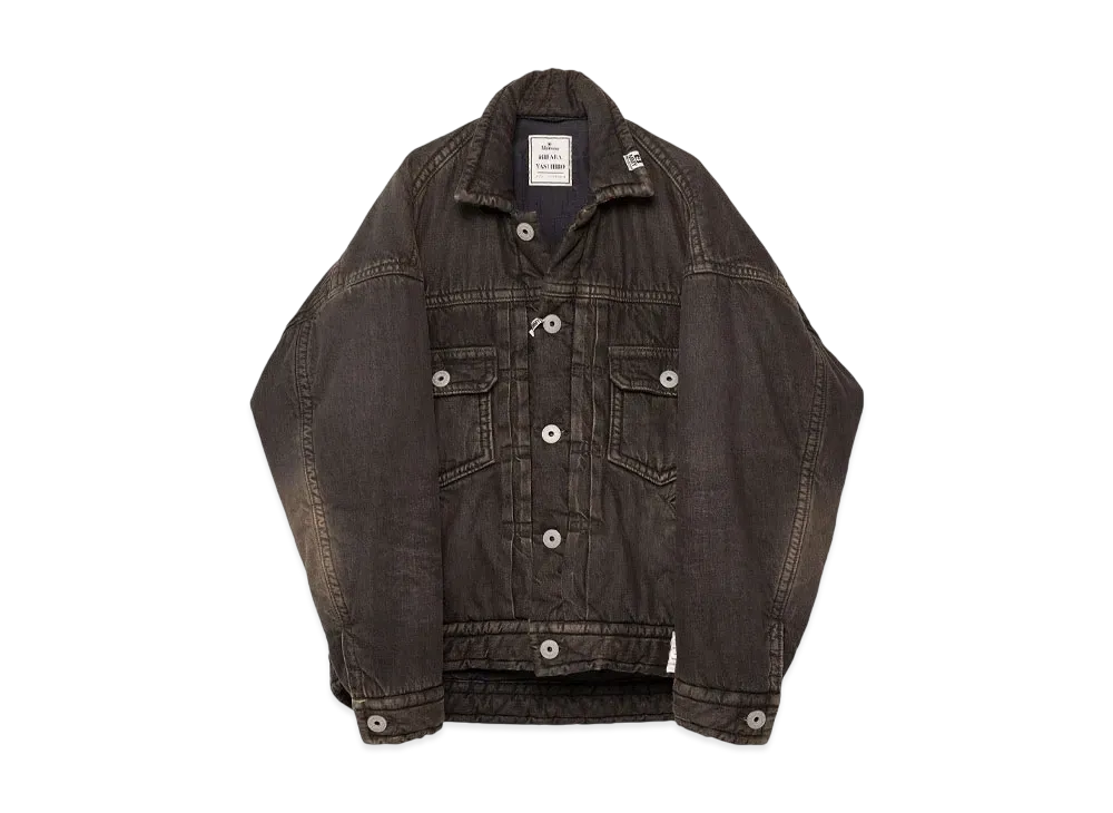 Maison MIHARA YASUHIRO Denim Puffer Jacket "Black"