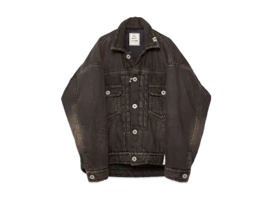 Maison MIHARA YASUHIRO Denim Puffer Jacket "Black"