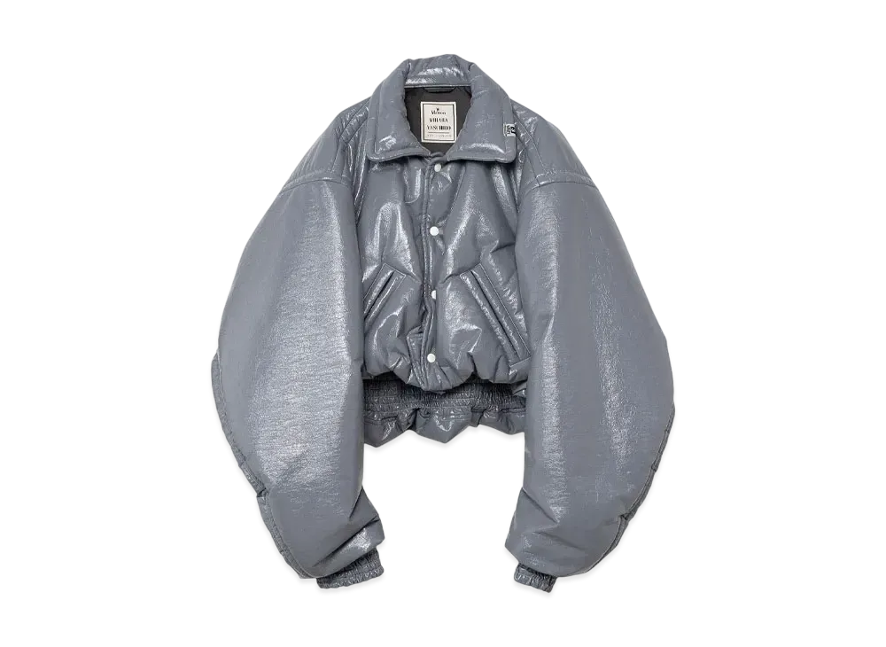 Maison MIHARA YASUHIRO Enamel Puffer Jacket "Gray"