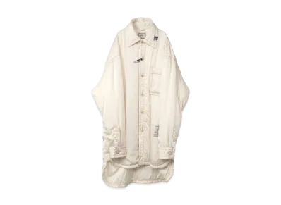 Maison MIHARA YASUHIRO Puffer Huge Shirt "Ivory"
