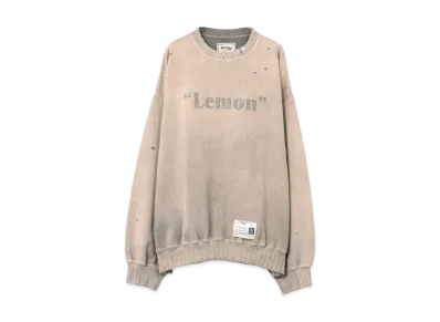 Maison MIHARA YASUHIRO x Peace and After Lemon Pullover Sweatshirt "Beige"