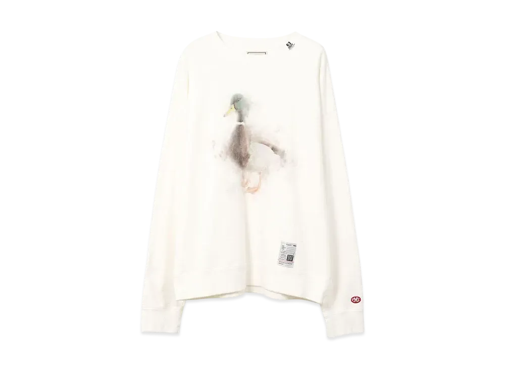 Maison MIHARA YASUHIRO Duck Printed Sweatshirt "White"