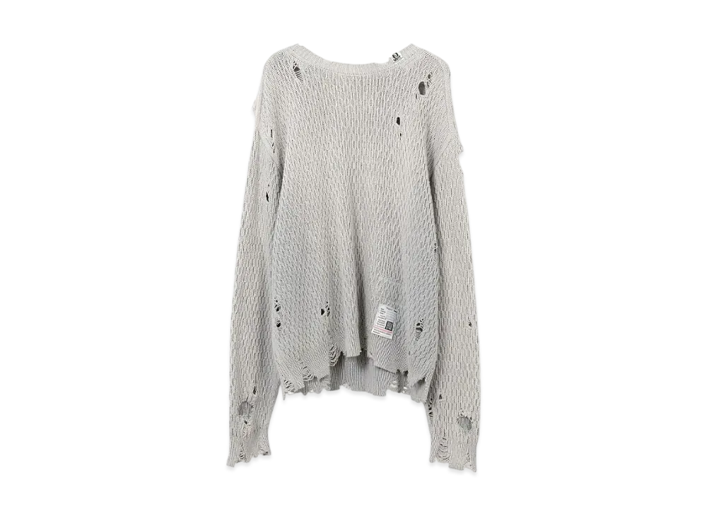 Maison MIHARA YASUHIRO Sun Faded Like Knit Sweater "Gray"
