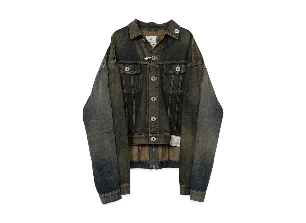 Maison MIHARA YASUHIRO Both Sides Front Denim Jacket "Indigo"