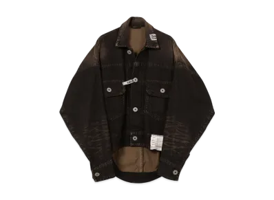 Maison MIHARA YASUHIRO Amateur Sewn Like Denim Jacket "Black"