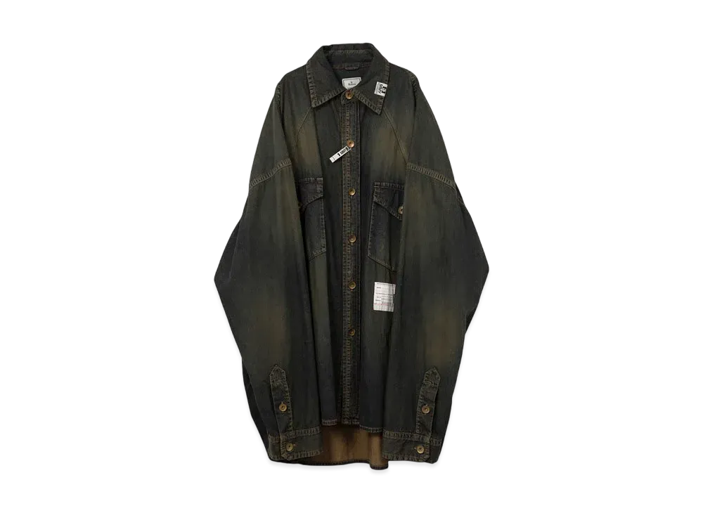 Maison MIHARA YASUHIRO Huge Western Denim Shirt "Indigo"