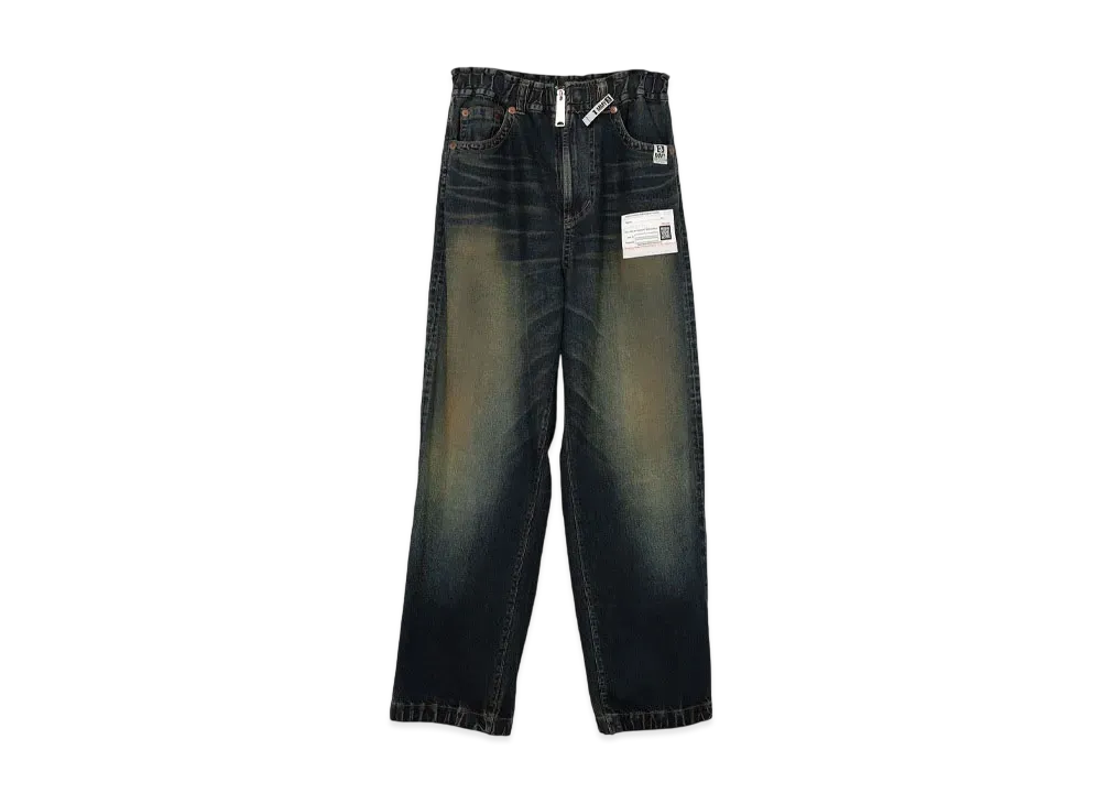 Maison MIHARA YASUHIRO Amateur Sewn Like Wide Denim Pants "Indigo"