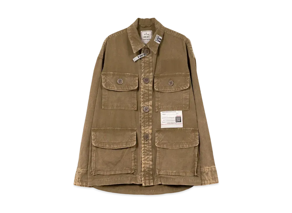 Maison MIHARA YASUHIRO Amateur Sewn Like Military Shirt "Khaki"