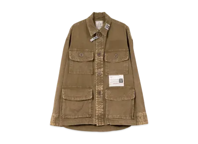 Maison MIHARA YASUHIRO Amateur Sewn Like Military Shirt "Khaki"