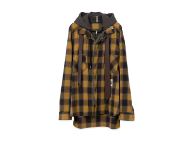 Maison MIHARA YASUHIRO Double Layered Check Shirt "Yellow"