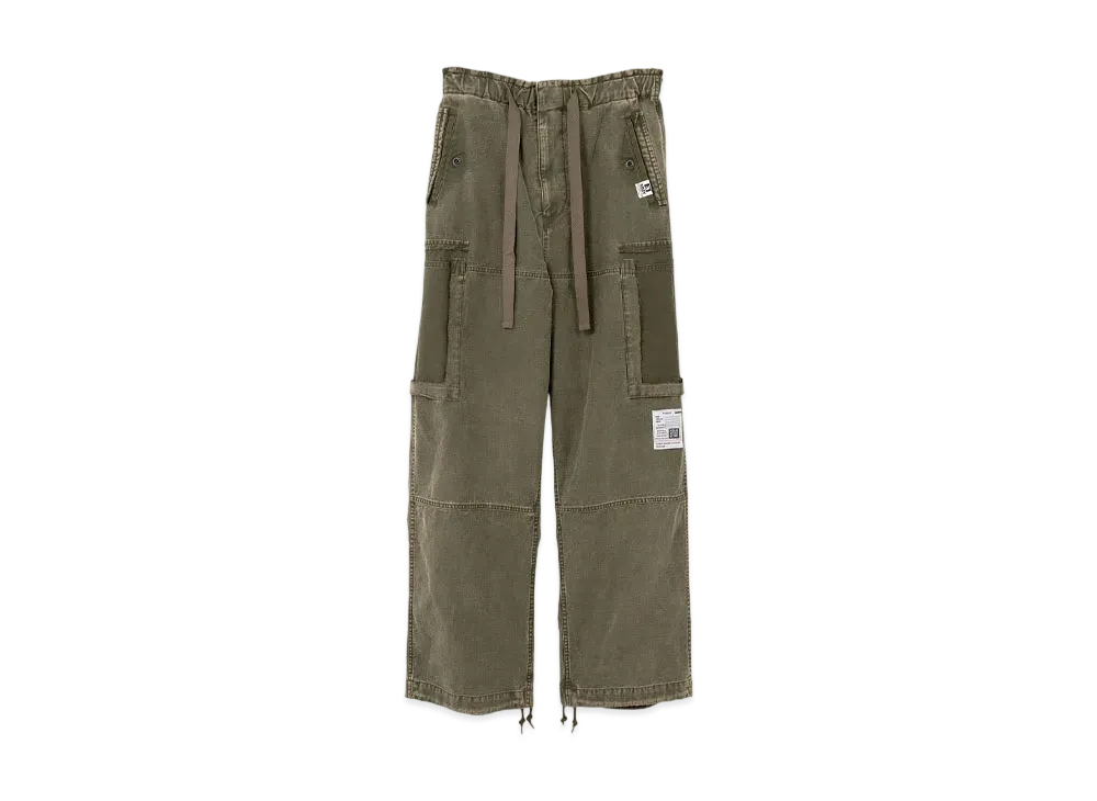 Maison MIHARA YASUHIRO Cotton Satin Cargo Pants 