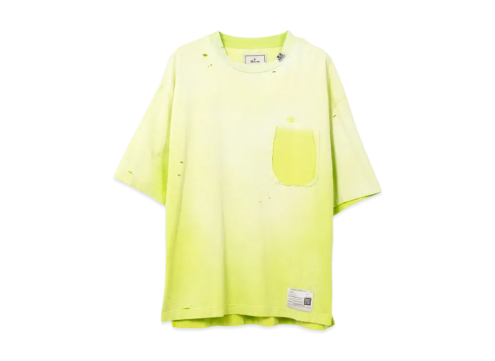 Maison MIHARA YASUHIRO Sun Faded Like T-Shirt "Yellow"