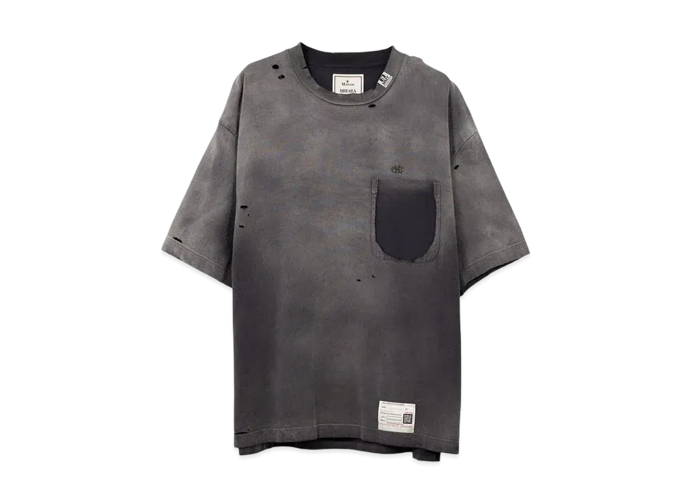 Maison MIHARA YASUHIRO Sun Faded Like T-Shirt "Black"