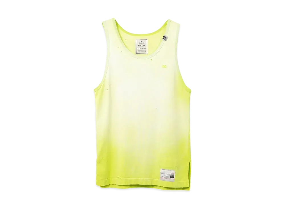 Maison MIHARA YASUHIRO Sun Faded Like Tank-Top "Yellow"