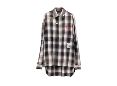 Maison MIHARA YASUHIRO Vintage Like Check Shirt "Gray"