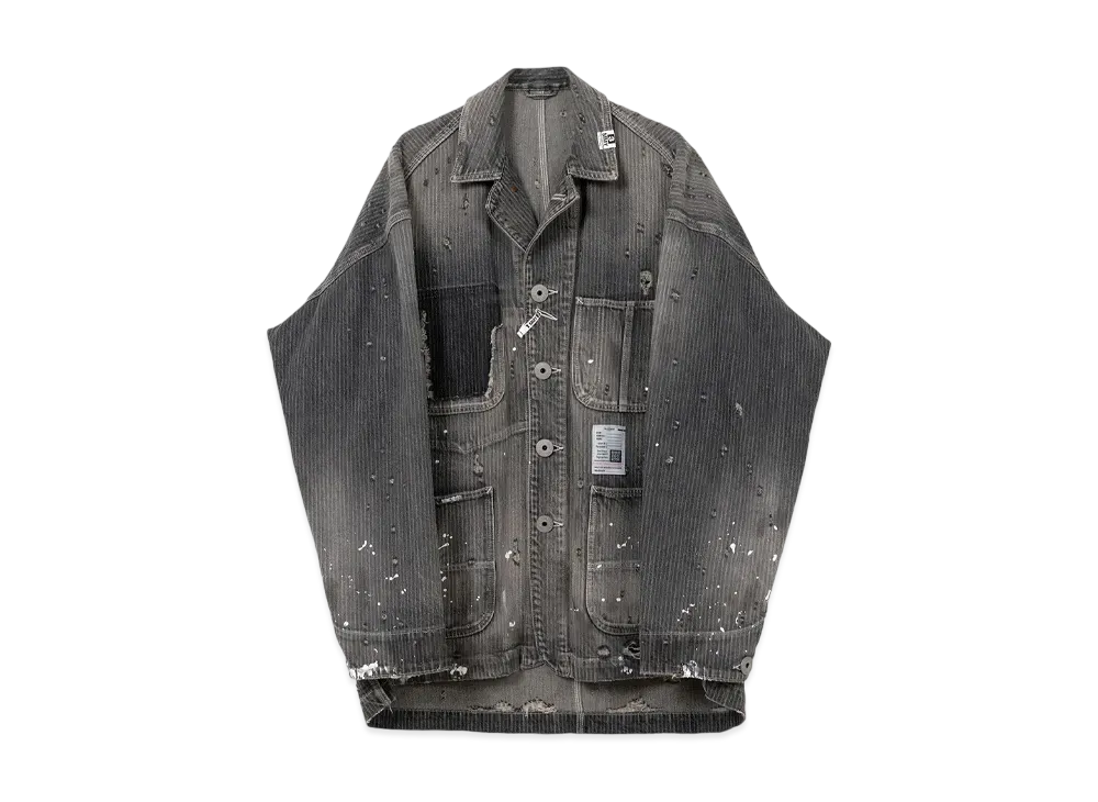 Maison MIHARA YASUHIRO Aged Chore Jacket "Black"