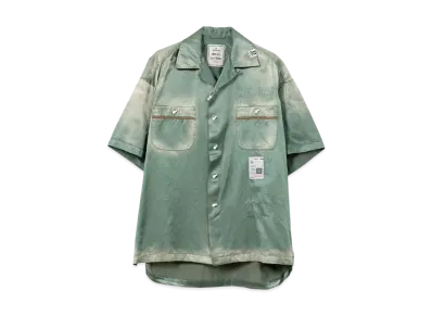 Maison MIHARA YASUHIRO Embriodery Bowling Shirt "Khaki"