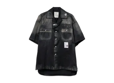 Maison MIHARA YASUHIRO Embriodery Bowling Shirt "Black"